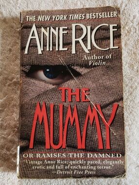 📚4 For $20 - Anne Rice - The Mummy Paperback